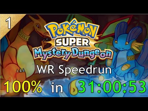 Part 1: Pokémon Super Mystery Dungeon 100% 4th Edition - 31:00:53 [WR 2/6/21]