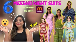 Fashionable and Affordable MEESHO Night suits|Starting from Rs 350/-|#meesho#meeshohaul#night#dress