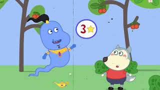 White Ghost Eating Rainbow Colors Of Wolfoo Wolfoo Cartoon Kids & Family