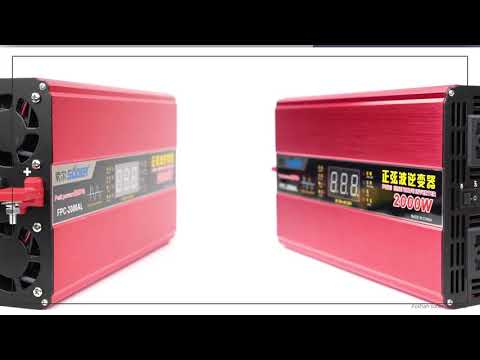 SUOER 12V 220V 2000W pure sine wave inverter （FPC 2000AL）