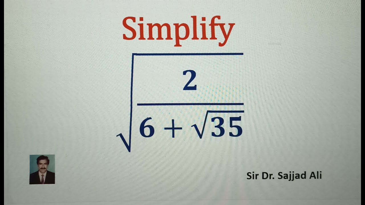 Japanese|| A very nice square root problem