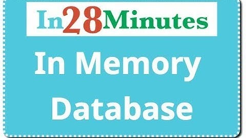 Software Architecture - What is an In Memory Database?