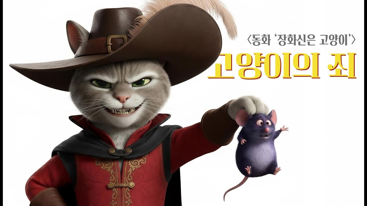 [ai M/V] 고양이의 죄 - 장화신은 고양이🐈‍⬛Puss in Boots   #ai #동화 #고양이