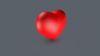 How To Create 3D Heart - Cinema 4D