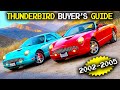 Ford thunderbird buyers guide review values common problems yearly changes 20022005