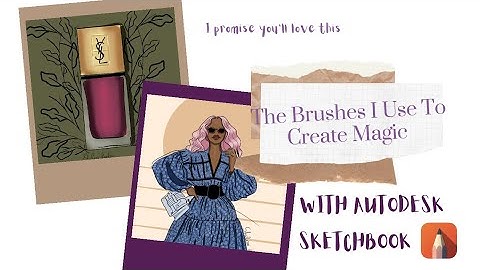 My Favourite Autodesk Sketchbook Mobile Brushes (for beginners)!