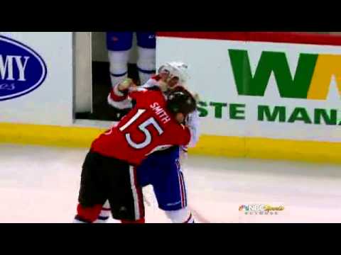 Habs, Sens Line Brawl