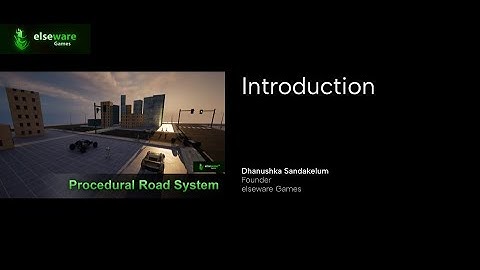 Procedural Road System: Tutorial #1 - Introduction