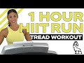 1 hour hiit treadmill run