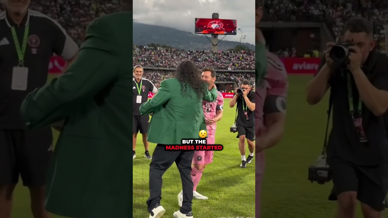 Суарес повторил невероятный штрафной удар Роналду прямо на глазах у Месси 😳😭👮 