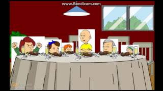 Caillou Misbehaves Thanksgiving Dinner And Gets Grounded