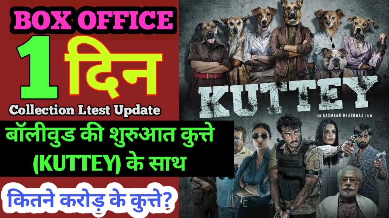 Kuttey box office collection| Kuttey day 1 box office collection| Kuttey collection| Arjun K