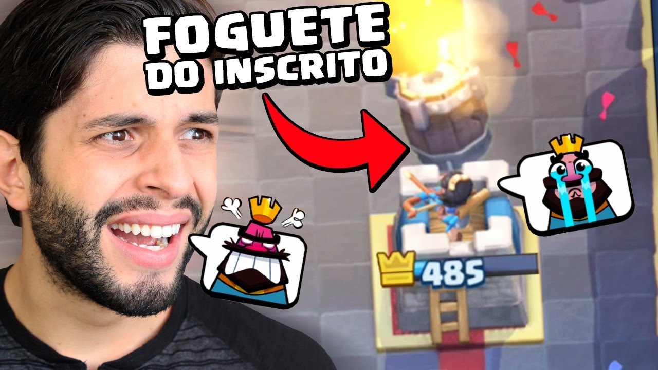 OS INSCRITOS ME DESAFIARAM E EU ME SURPREENDI COM O RESULTADO! CLASH ROYALE!