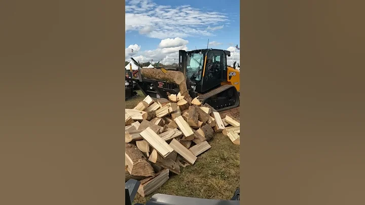 Halverson firewood processor #firewood #halverson#paulbunyan