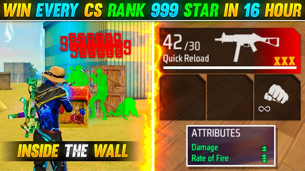 WIN EVERY CS RANK 999 STAR IN 16 HOURS BY GLITCH Kill Inside The Win every cs rank 999 star in 16 hours by glitch kill inside the