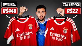 Camisa de Time Original vs Tailandesa - Será que tem diferença?