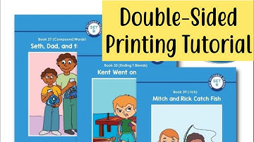How To Print IMSE Decodable Readers Double-Sided Tutorial