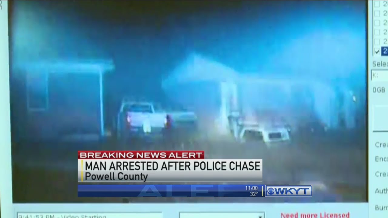 Man arrested after police chase - YouTube