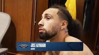 Jose Alvarado interview | Pelicans-Warriors Postgame 11/16/2025