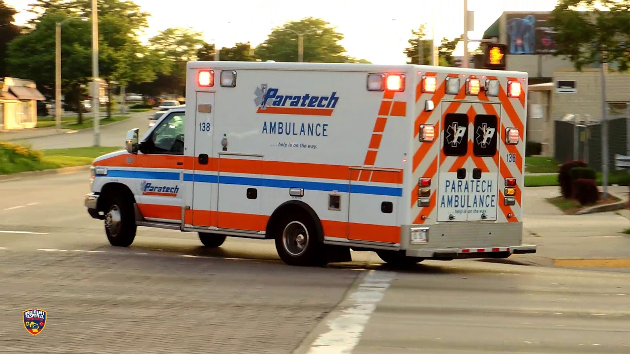 Paratech Ambulance responding Code 3 - YouTube
