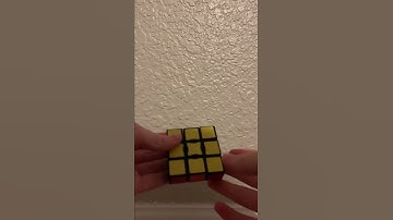 Checkerboard pattern On Only 4 Sides Of A 1x3x3 #cubingshorts #cubing #shorts #viral #subscribe