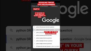 Googling Tricks For Programmers | Part 8 #programming #code