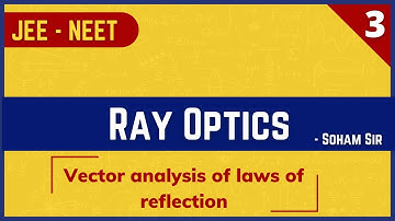 vector analysis of laws of reflection   Ray Optics Jee,Neet Lec 03 by soham sir AARADHYA CLASSES