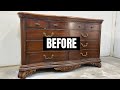 DRESSER MAKEOVER | Painting Furniture With a Spray Gun