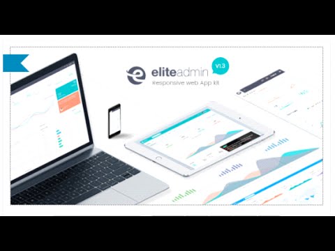 Elite Admin - Responsive Web App Kit  - Site Templates Download