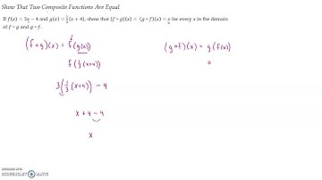 6.1 Composite Functions Video 3