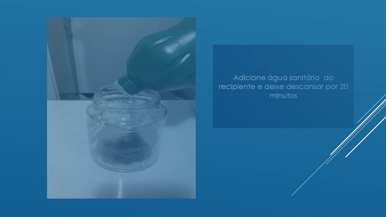 Oxidação da palha de aço com