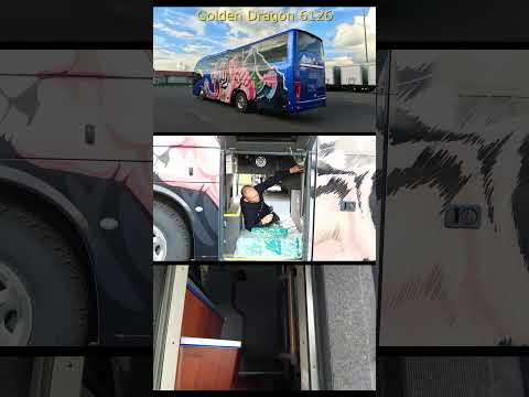 Междугородний #туристический #автобус #GoldenDragon 6126. Спальное место второго водителя