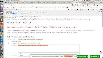 chatbot botlibre pattern matching not working