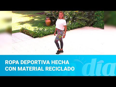 Ropa deportiva hecha con material reciclado