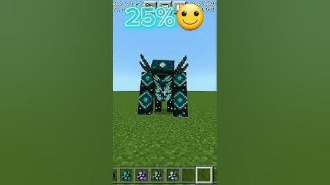 In Minecraft Warden Evolution to Titan ✅️#Titan #mobs #viral #minecraft