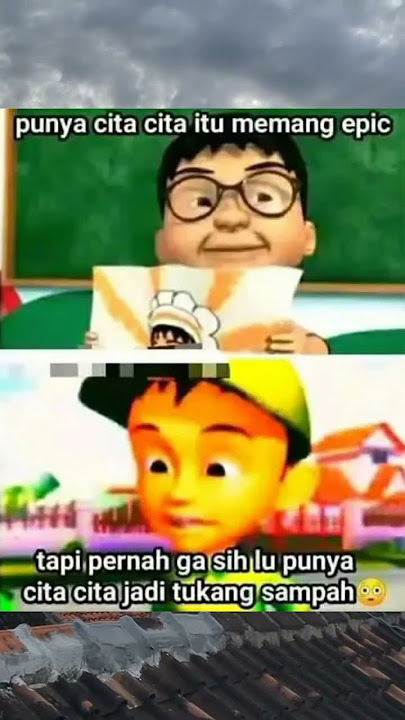 Memes Sad Moment Upin Ipin cita cita auto cry Sadly moment on universe
