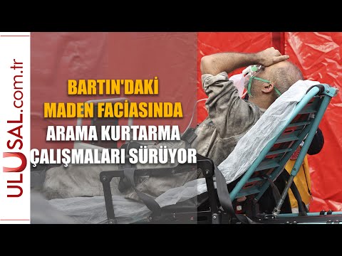 Bartın'daki maden faciasında arama kurtarma çalışmaları sürüyor