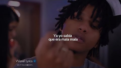 Luis brown - Vicky (Letra/Lyrics)