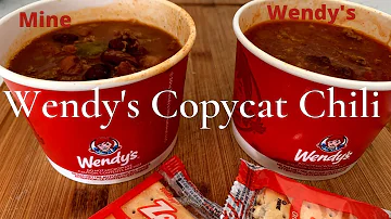 ¿El chili de Wendy's se hace con sobras de hamburguesas?
