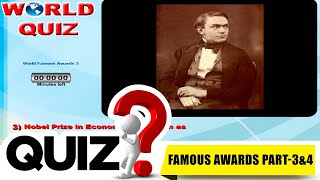 world quiz famous awards part 34 simple general knowledge gk students iq educational