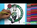 Gambar cover Boston Celtics Logo Coloring NBA Team