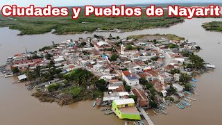 Los 20 Municipios de NAYARIT | Ciudades y Pueblos de Nayarit | Xalisco, Huajicori, Ixtlán del Río...