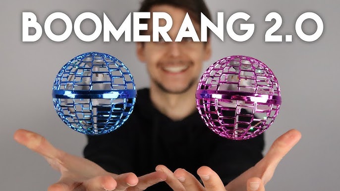 Flying Ball Toys 2022 Boule Magique Orbe Volante Contrôlée à la Main  Améliorée Lumières LED RVB Boomerang Spinner Rotation à 360° Soaring UFO  Mini Orb Drone Jouet Volant Sans Danger pour Enfants Adult