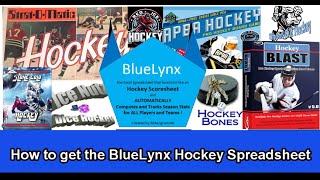 BlueLynx Hockey Spreadsheet - How to get it.