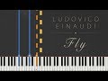 Fly  ludovico einaudi  jacobs piano  synthesia piano tutorial