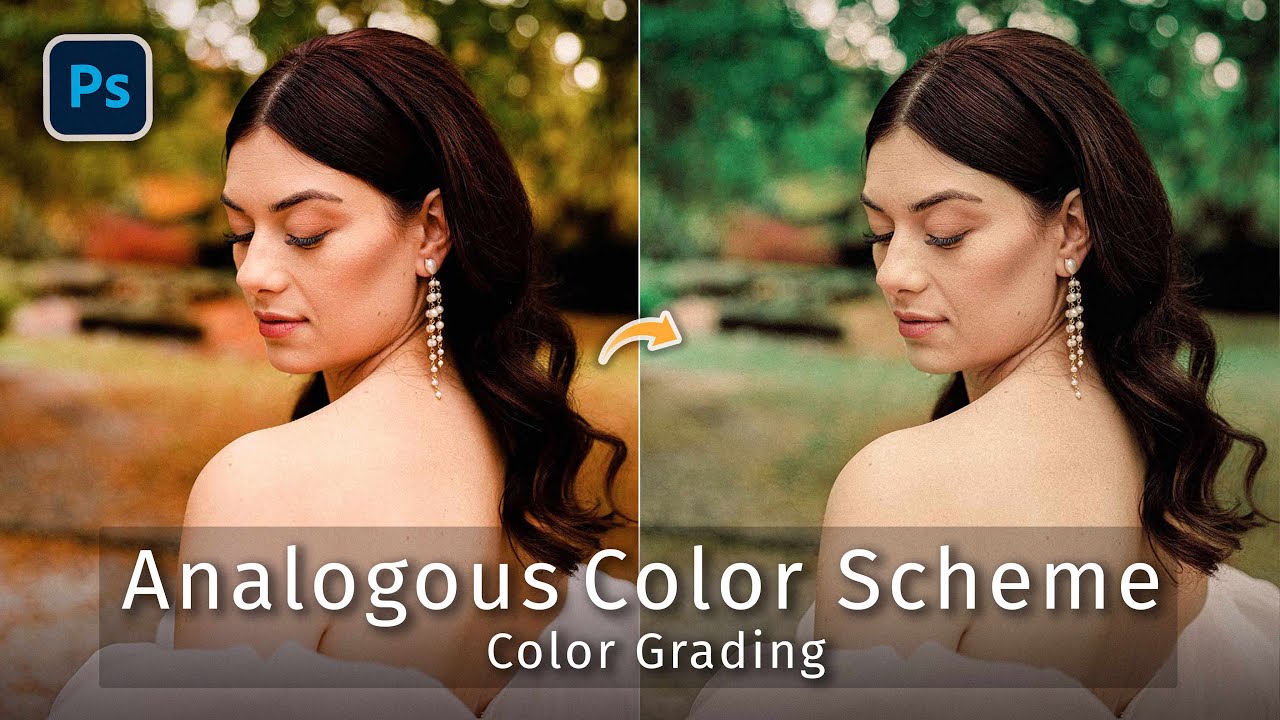 Analogous Color Scheme | Color Grading | Photoshop Editing - YouTube