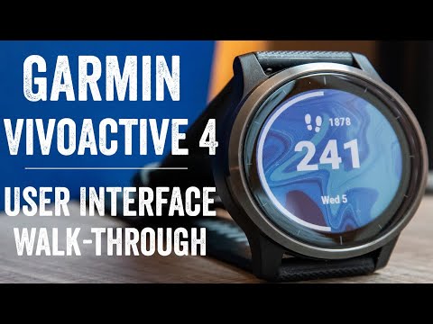 Garmin Vivoactive 4 Detailed User Interface Walk-Through