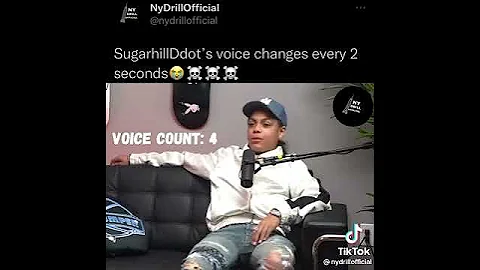 Sugarhill ddot forcing his voice #bronxdrill #drill #sugarhillddot #sugarhillkeem