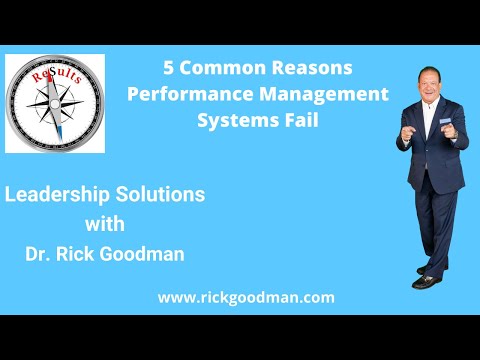 The 5 Common Reasons Performance Management Systems Fail