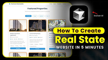 Real State Website Using Cursor AI || Website in 5 Minutes